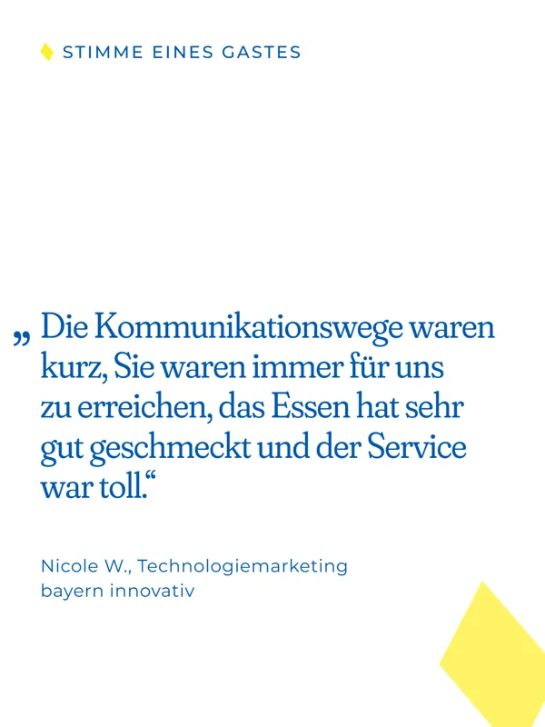 Beitrag des Kongresszentrums mit einer Gästestimme